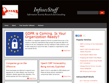 Tablet Screenshot of infosecstuff.com